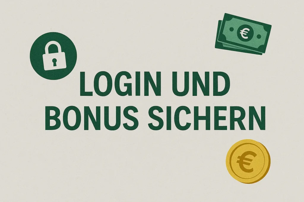 Login und Bonus sichern - platincasino 
