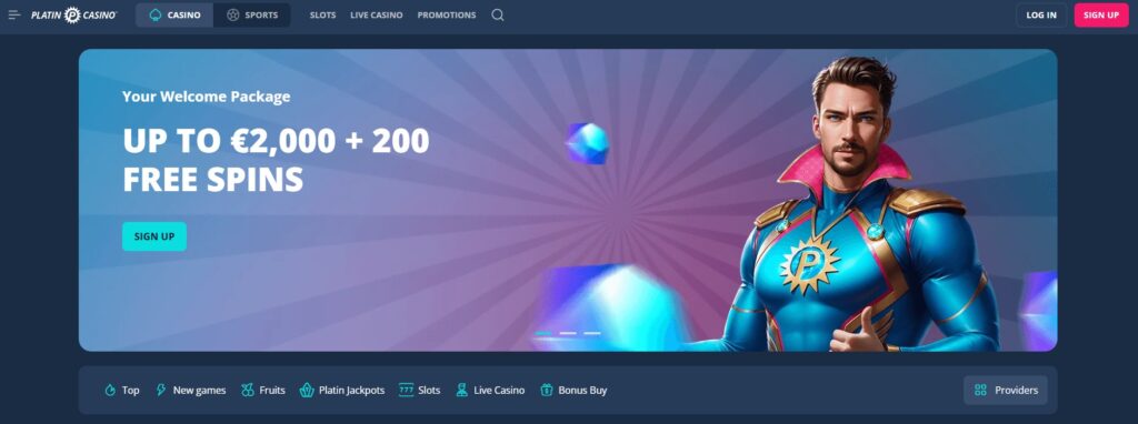 Platincasino Bonus Code 2025 – Alle aktuellen Angebote
